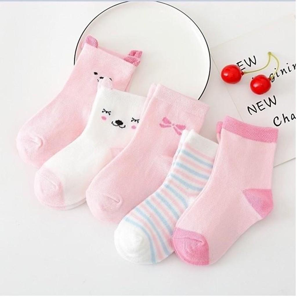 Tất lưới cao cấp cổ dài cho bé 2019