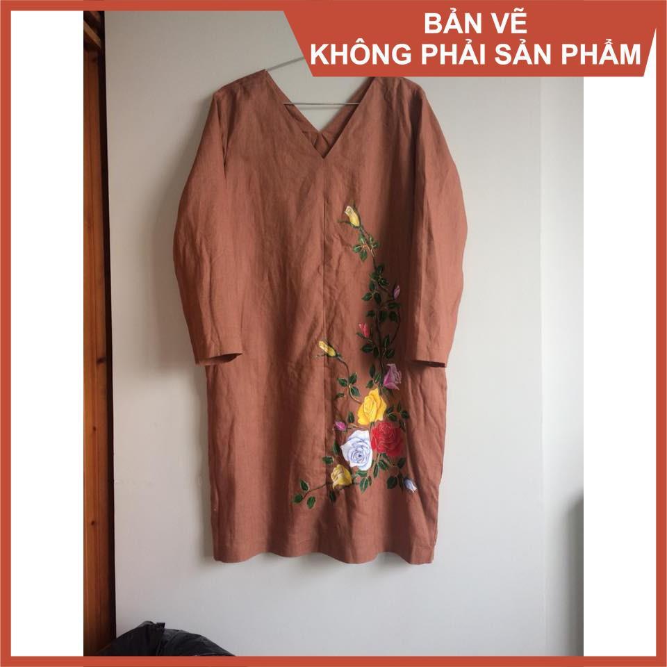 Rập giấy mã 422 (BẢN VẼ) - rập đầm suông