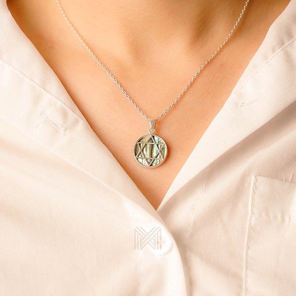 Dây chuyền Bạc 925 đính Vỏ Sò Multifaceted Millenne Paris MLNE2209