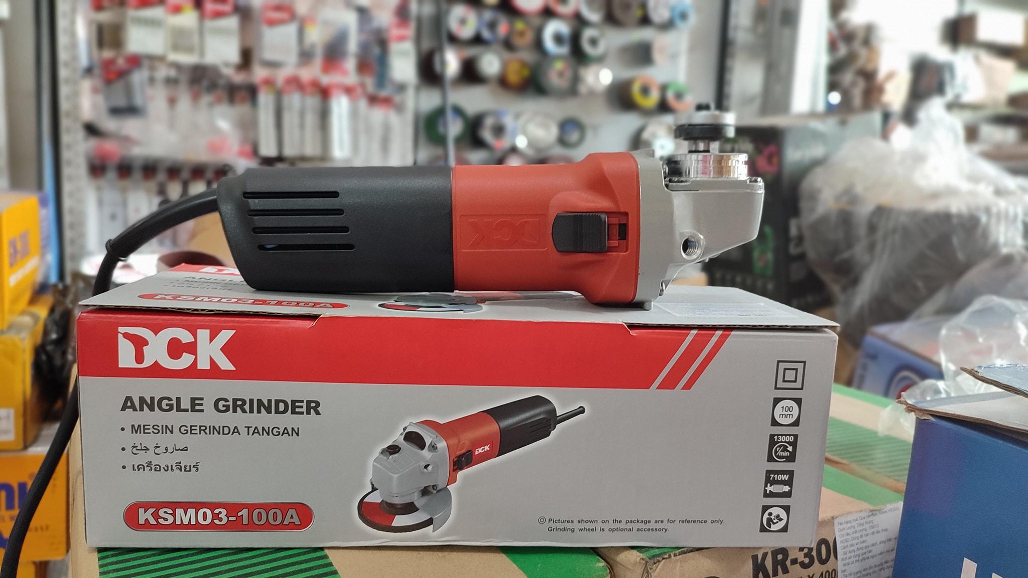 Máy mài 710W 100mm DCK KSM03-100A - HÀNG CHÍNH HÃNG