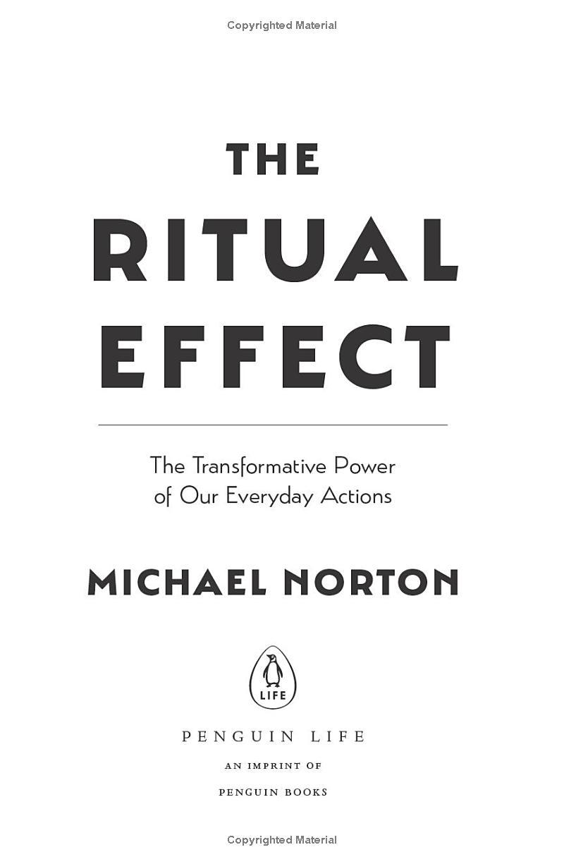 Sách ngoại văn: The Ritual Effect