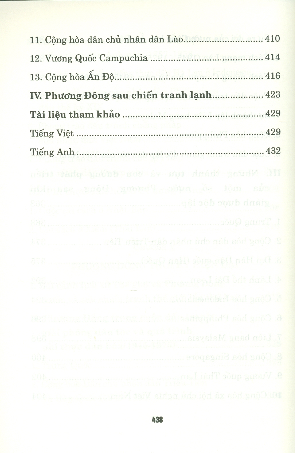 LỊCH SỬ PHƯƠNG ĐÔNG