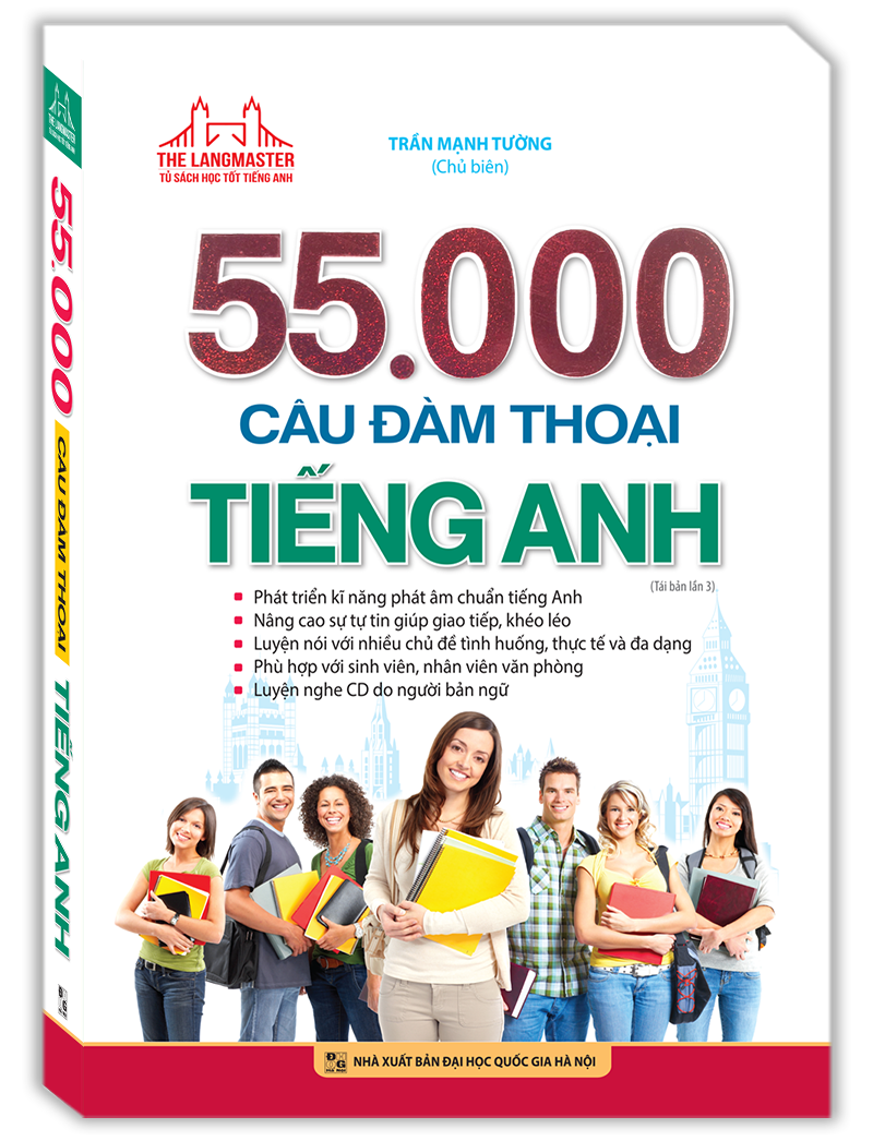 55.000 Câu Đàm Thoại Tiếng Anh (Tái Bản 2023)