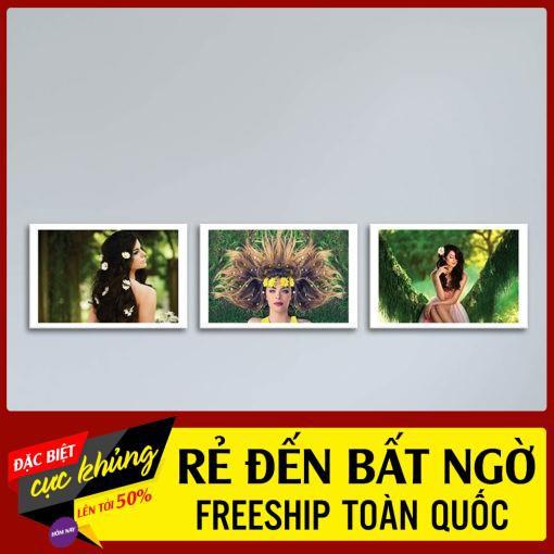 Giá xưởng BỘ 3 FOMEX TRANH TÓC NỮ  CÓ ẢNH THẬT