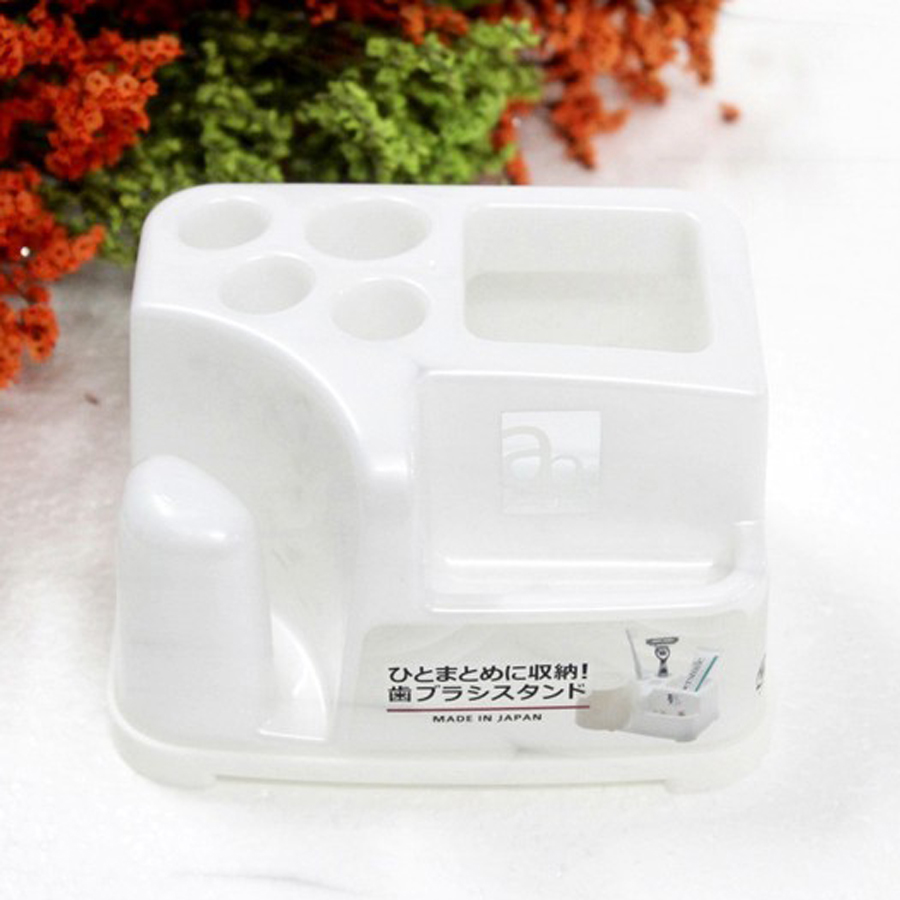 Bộ 3 ống nhựa cắm vật dụng phòng tắm - Hàng nội địa Nhật