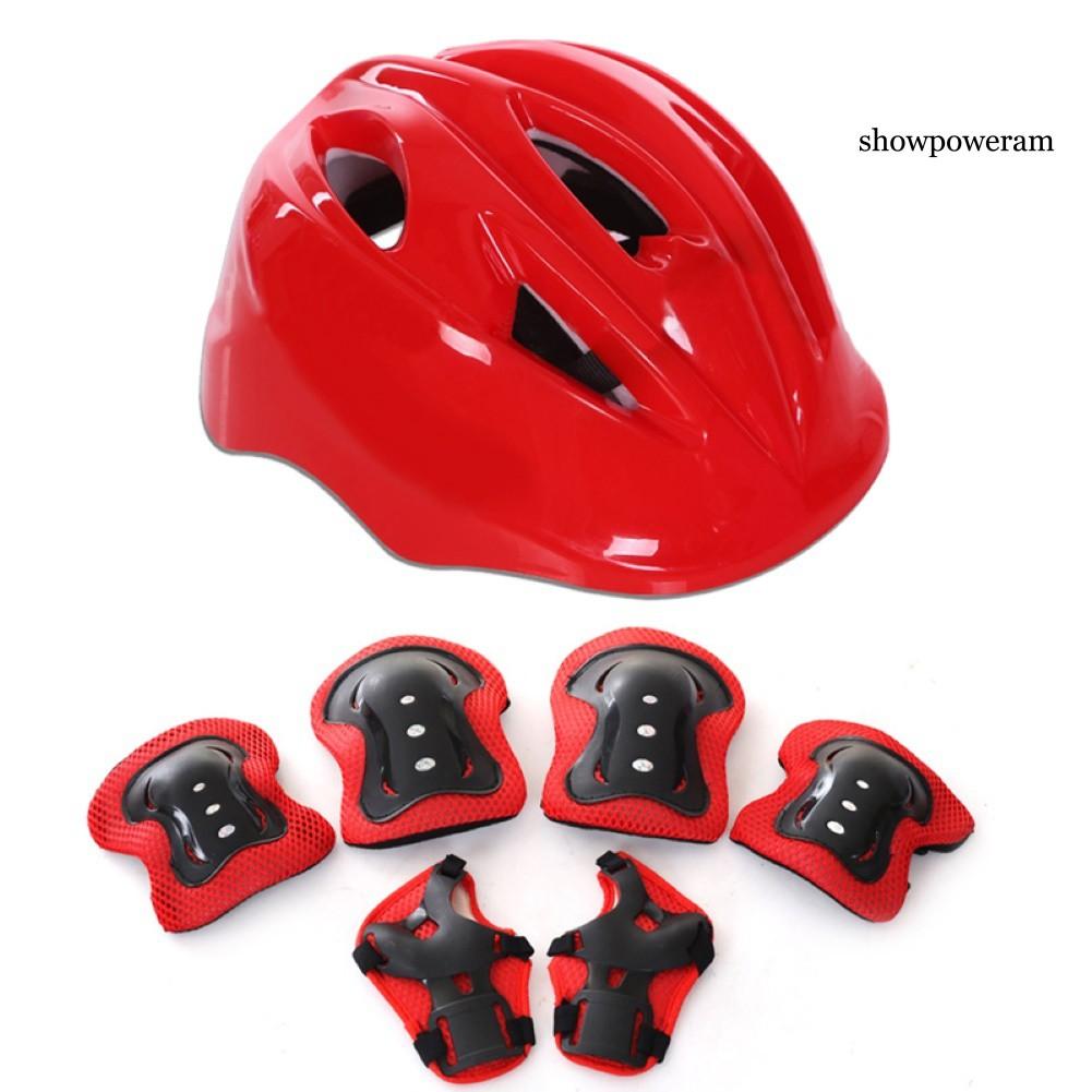 Set 7 Phụ Kiện Bảo Vệ Đầu Gối Cho Bé Khi Trượt Ván