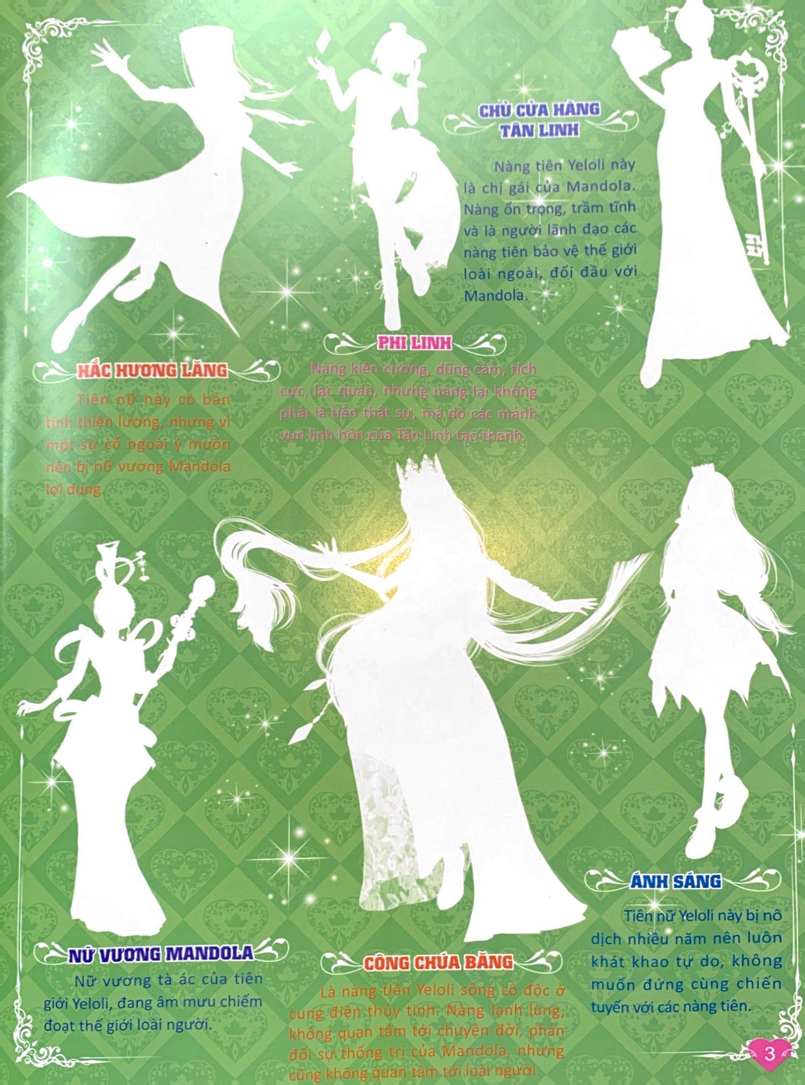 Sách Dán Hình Trang Phục Yeloli - Tiên Nữ Loli Mộng Mơ