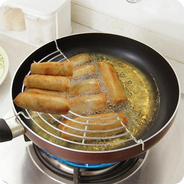 Vỉ gác chảo 24cm- Inox 304 cao cấp