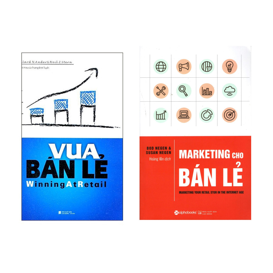 Combo Sách Kỹ Năng Marketing: Vua bán lẻ + Marketing cho bán lẻ