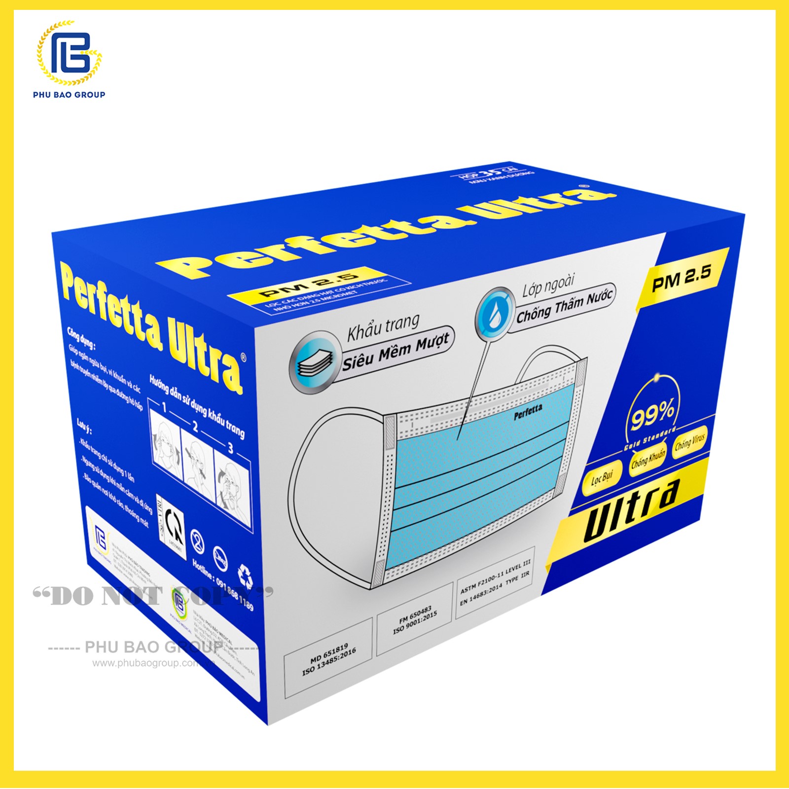 - Khẩu Trang Y Tế Chất Lượng Cao, Kháng Khuẩn, Chống Bụi Mịn PM 2.5, Màu Xanh, 4 Lớp, Bảo Vệ Tối Ưu, Đóng Gói Từng Cái -