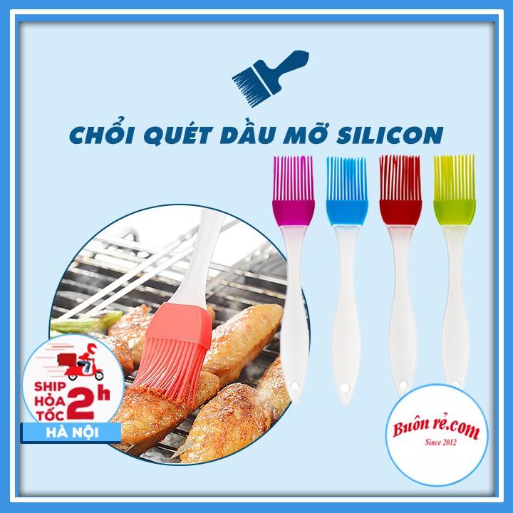 Cọ Chổi Quét Dầu Mỡ, Nước Sốt, Mặt Bánh Silicone Cán Nhựa (Màu Ngẫu Nhiên) br00455