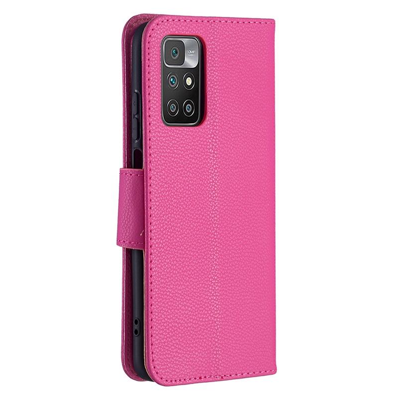 Ốp điện thoại da nắp gập kiểu ví đơn giản phong cách doanh nhân sang trọng cho XIAOMI REDMI 10