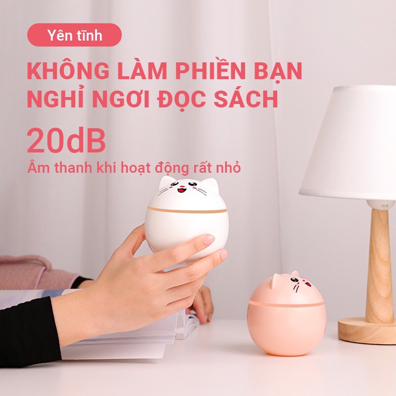 Phun sương tạo ẩm, xông tinh dầu mini