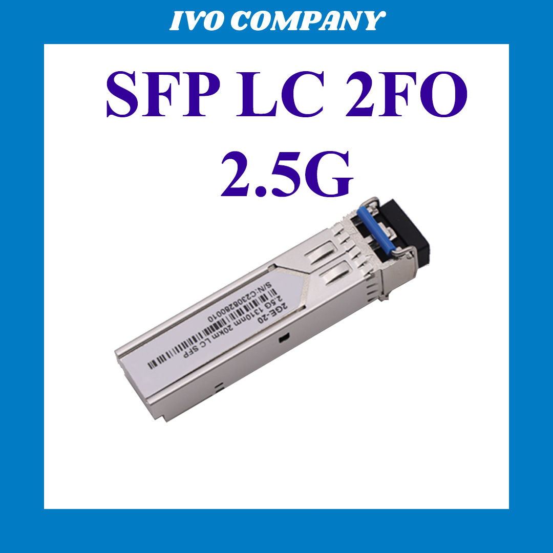 Module SFP LC 2FO 2.5Gbps Single Mode Dual Fiber