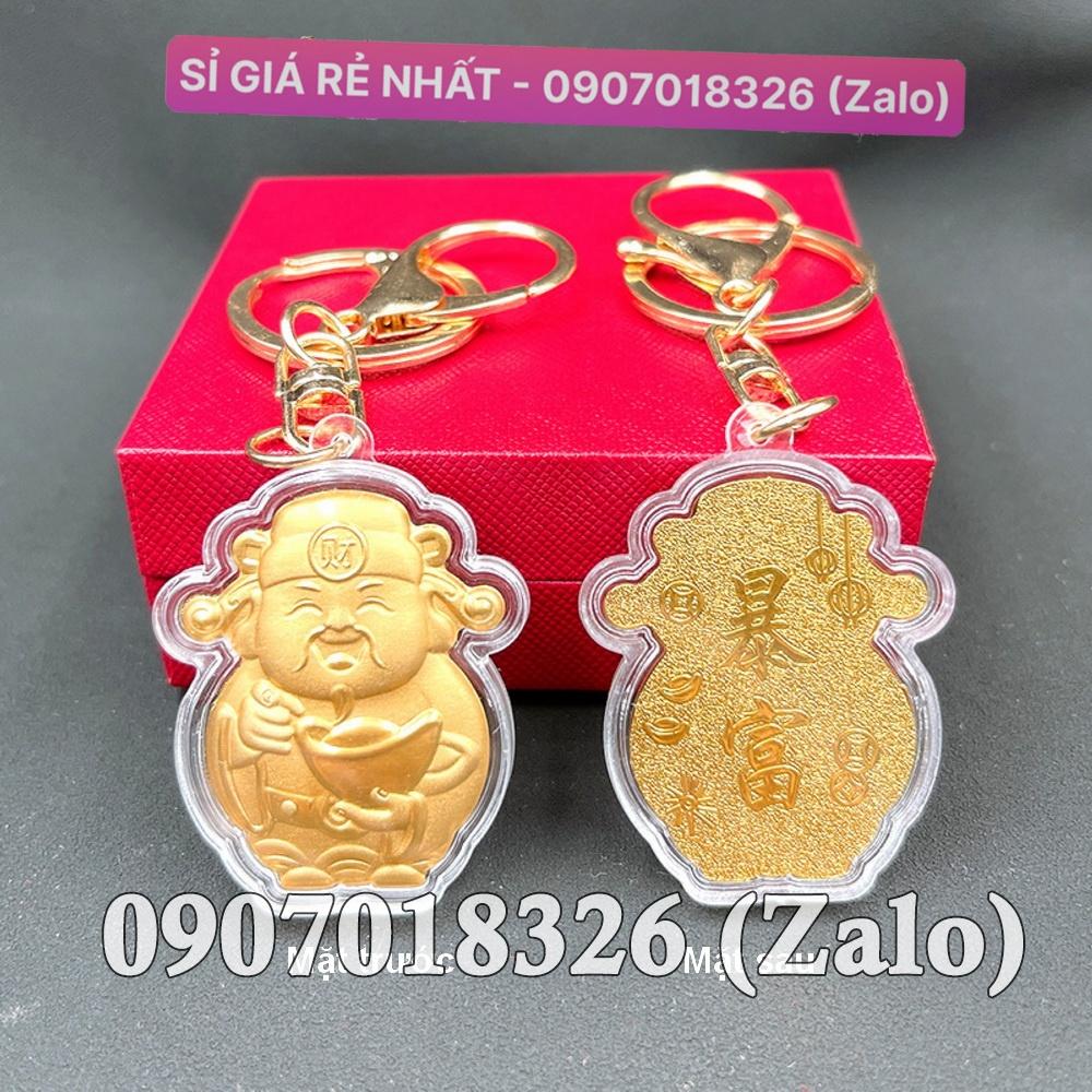 Móc khóa ông thần tài khai lộc MAY MẮN - quà Tết ý nghĩa NELI