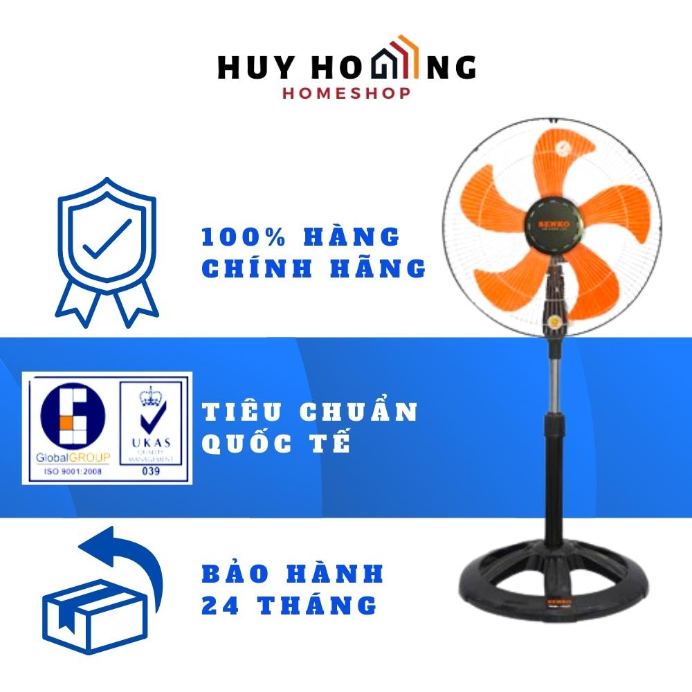 Quạt đứng lỡ Senko LTS1632 Lồng mạ crom ( Màu ngẫu nhiên) - Hàng chính hãng