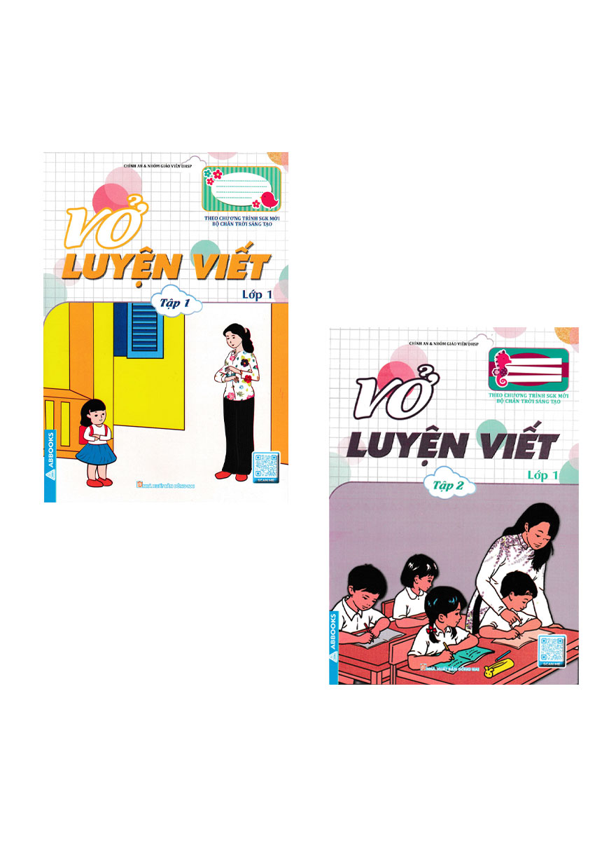 Combo Vở Luyện Viết Lớp 1 Tập 1+ 2 _ABB