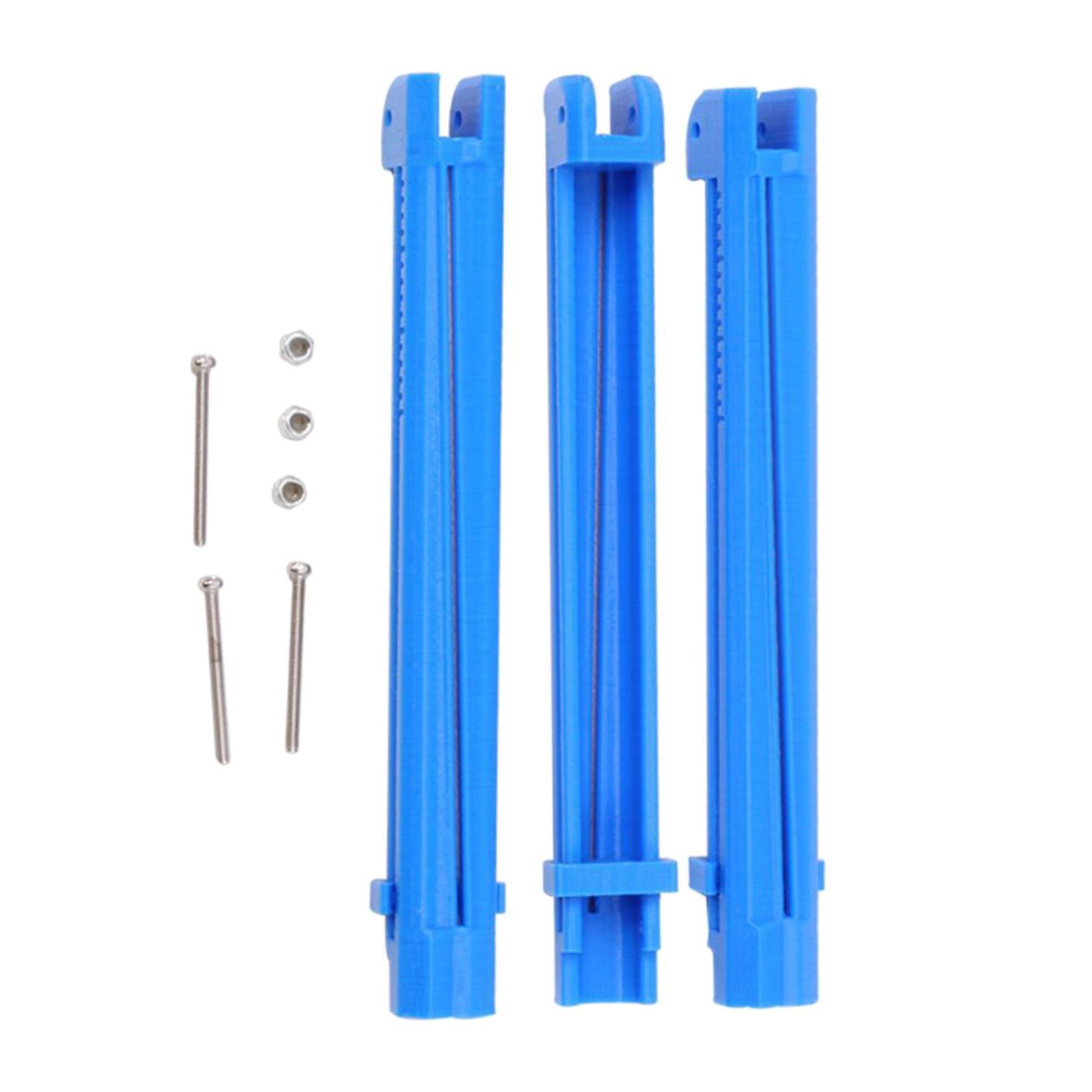 3x  Feather  Fletching  Stick  Fletches DIY Tool Blue