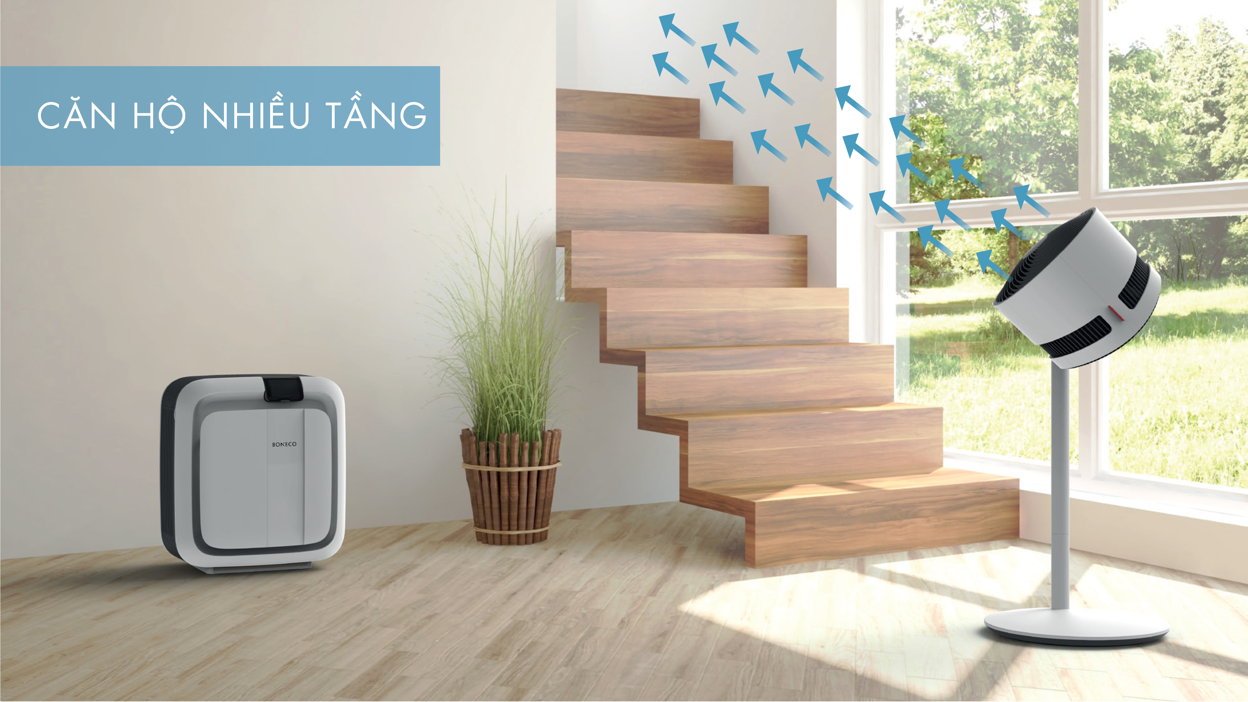 QUẠT ĐỐI LƯU BONECO F120