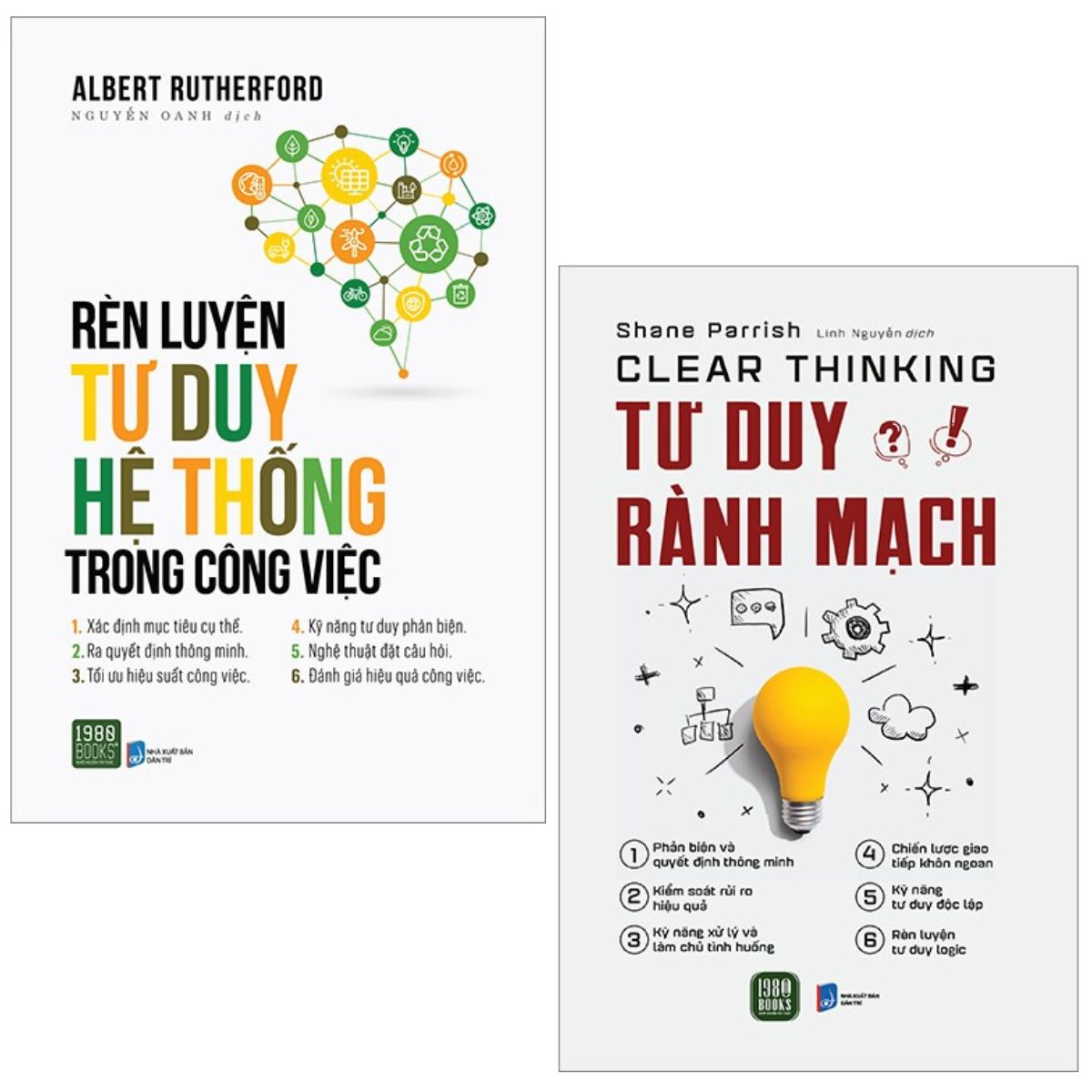 Combo Tư Duy Rành Mạch + Rèn Luyện Tư Duy Hệ Thống Trong Công Việc