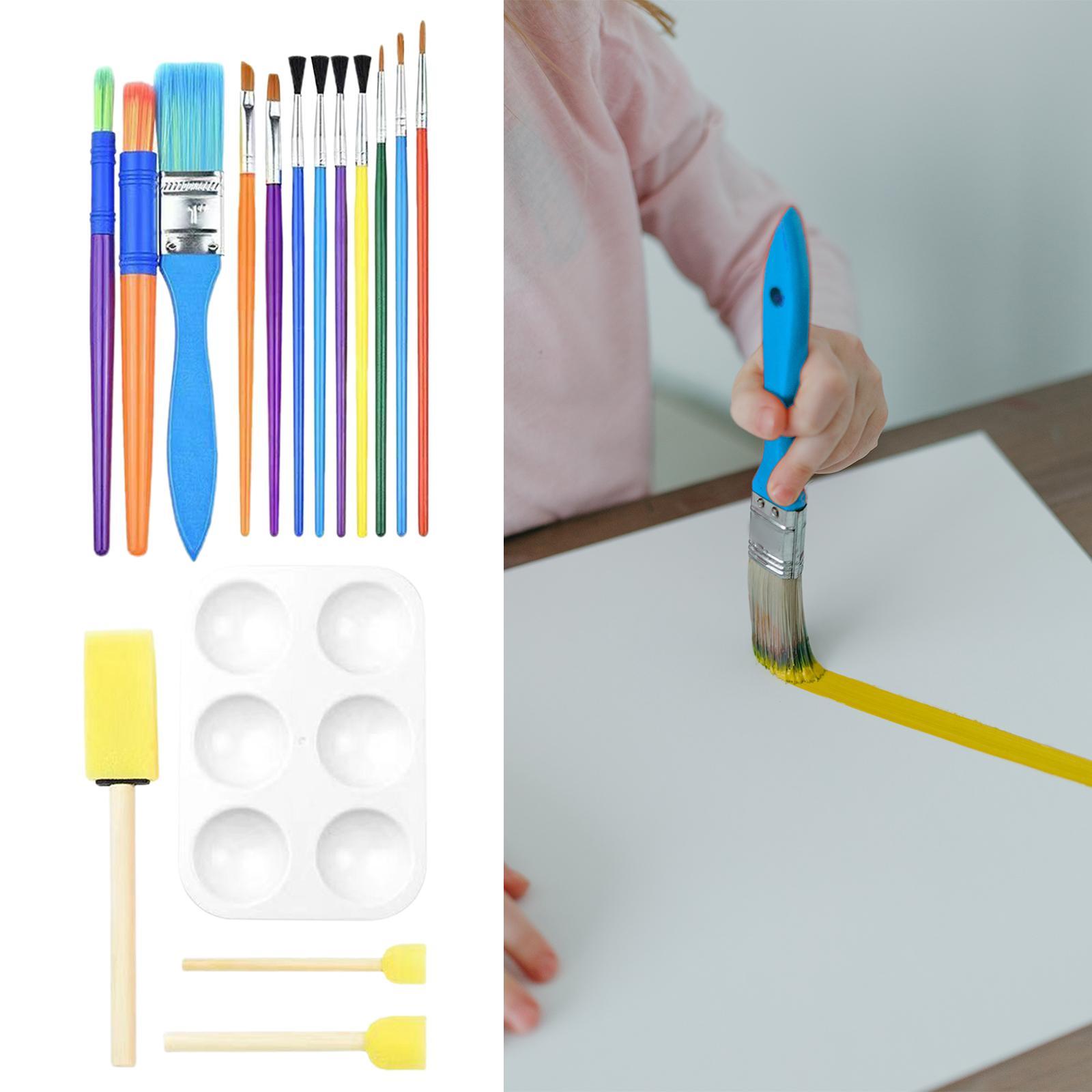 Paint Brushes with Supplies for Painting Canvas DIY Crafts