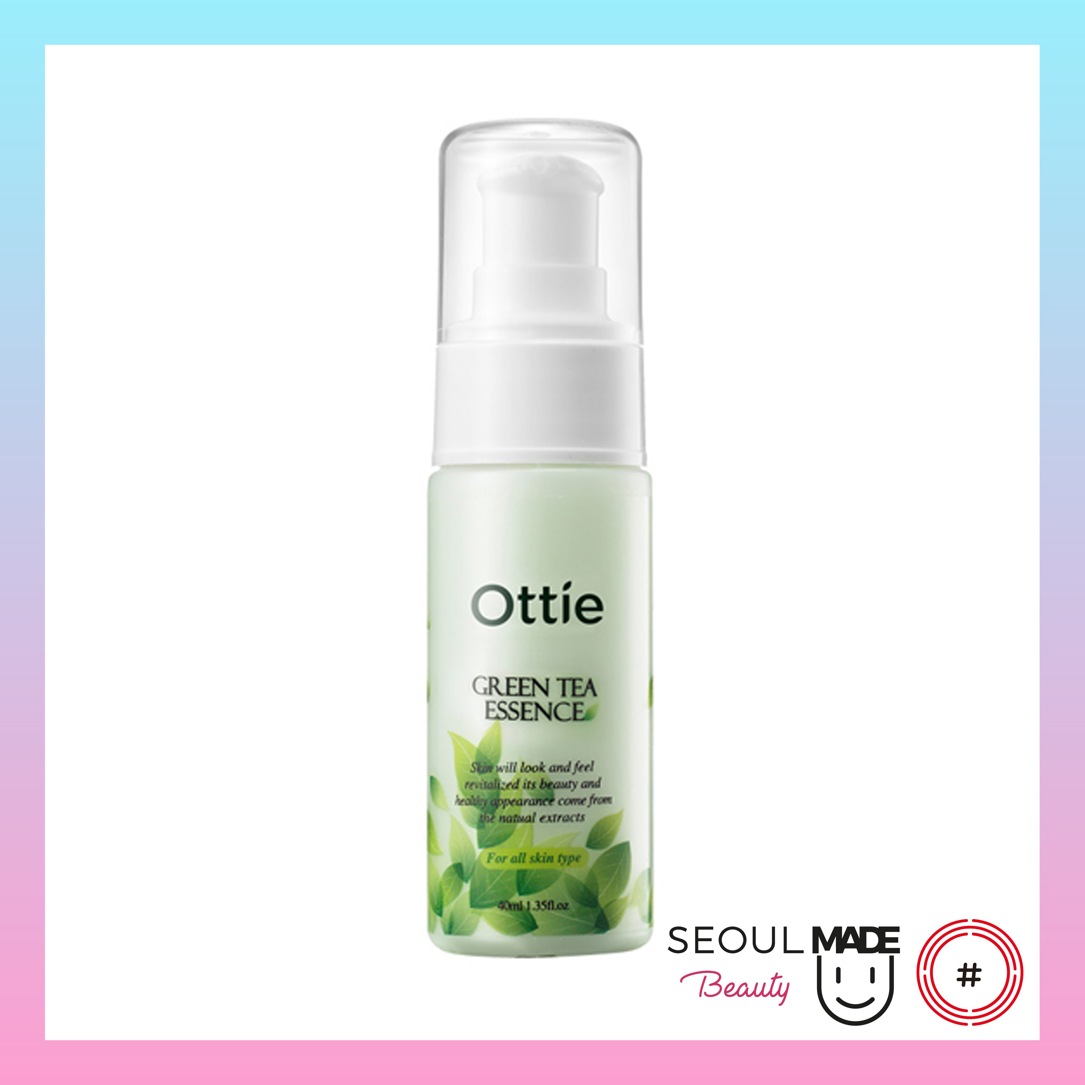 Serum Phục Hồi Da Mụn, Nám  Chiết Xuất Trà Xanh Ottie Green Tea Essence - 0006 (30ml)