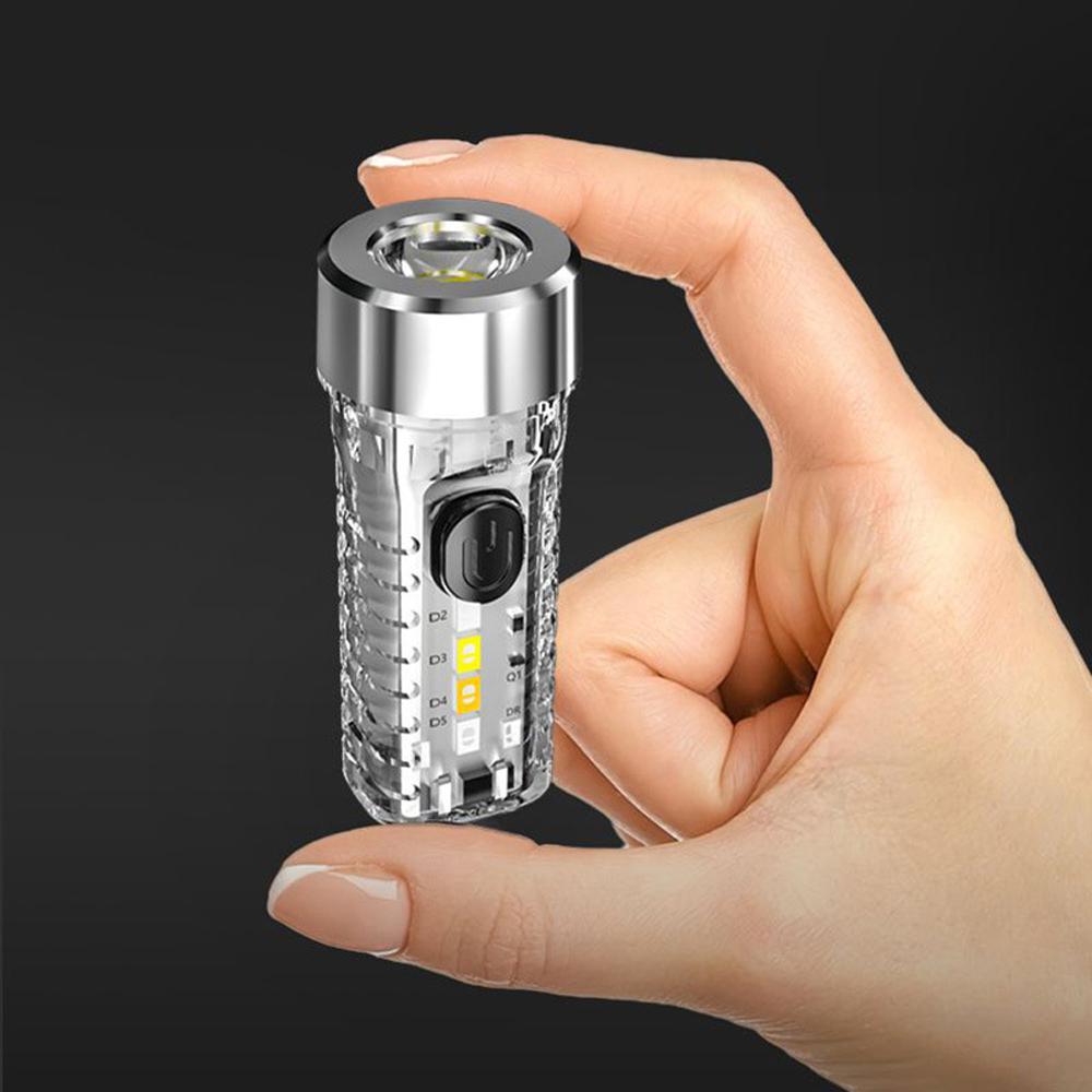 Mini Multi-function High Brightness Keychain Flashlight Outdoor and Home-use Multi-modes Portable Flashlight Light-weight Keychain Light