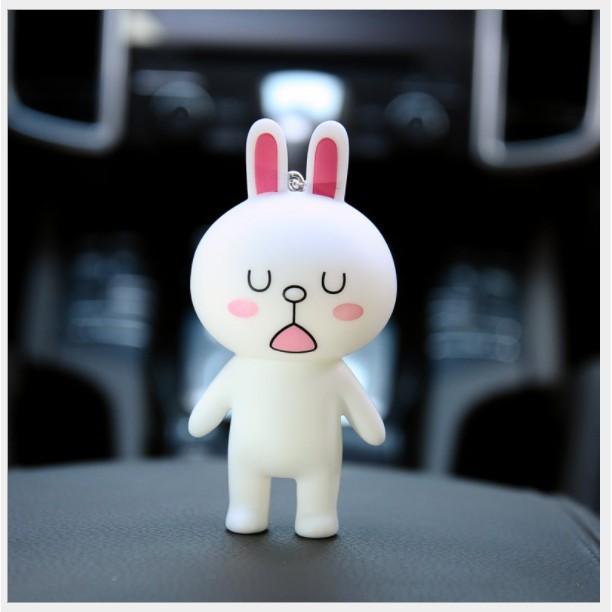 MÓC KHÓA THỎ TRẮNG VÀ GẤU BROWN-