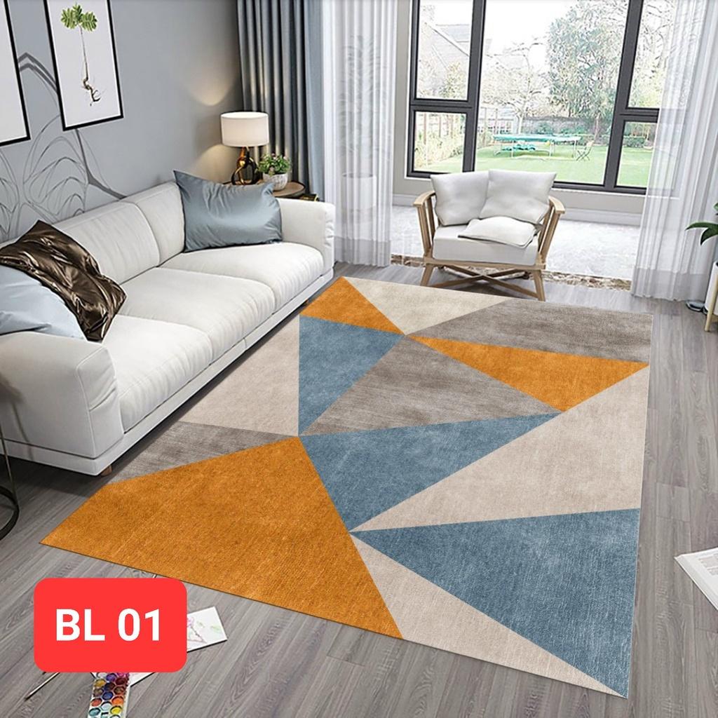 Thảm trải sàn, thảm lì Bali, thảm trang trí phòng khách 1m6x2m3