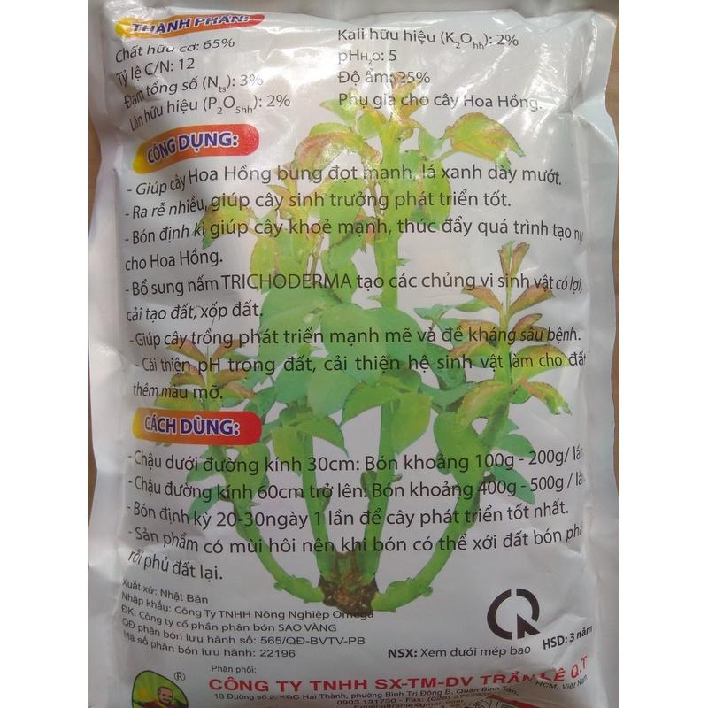Phân bón chuyên dùng cho hoa hồng - gói 1 kg