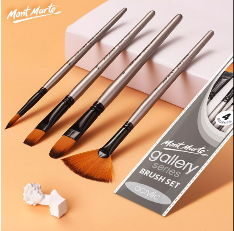 Cọ Acrylic Mont Marte – Gallery Series Brush Set Acrylic