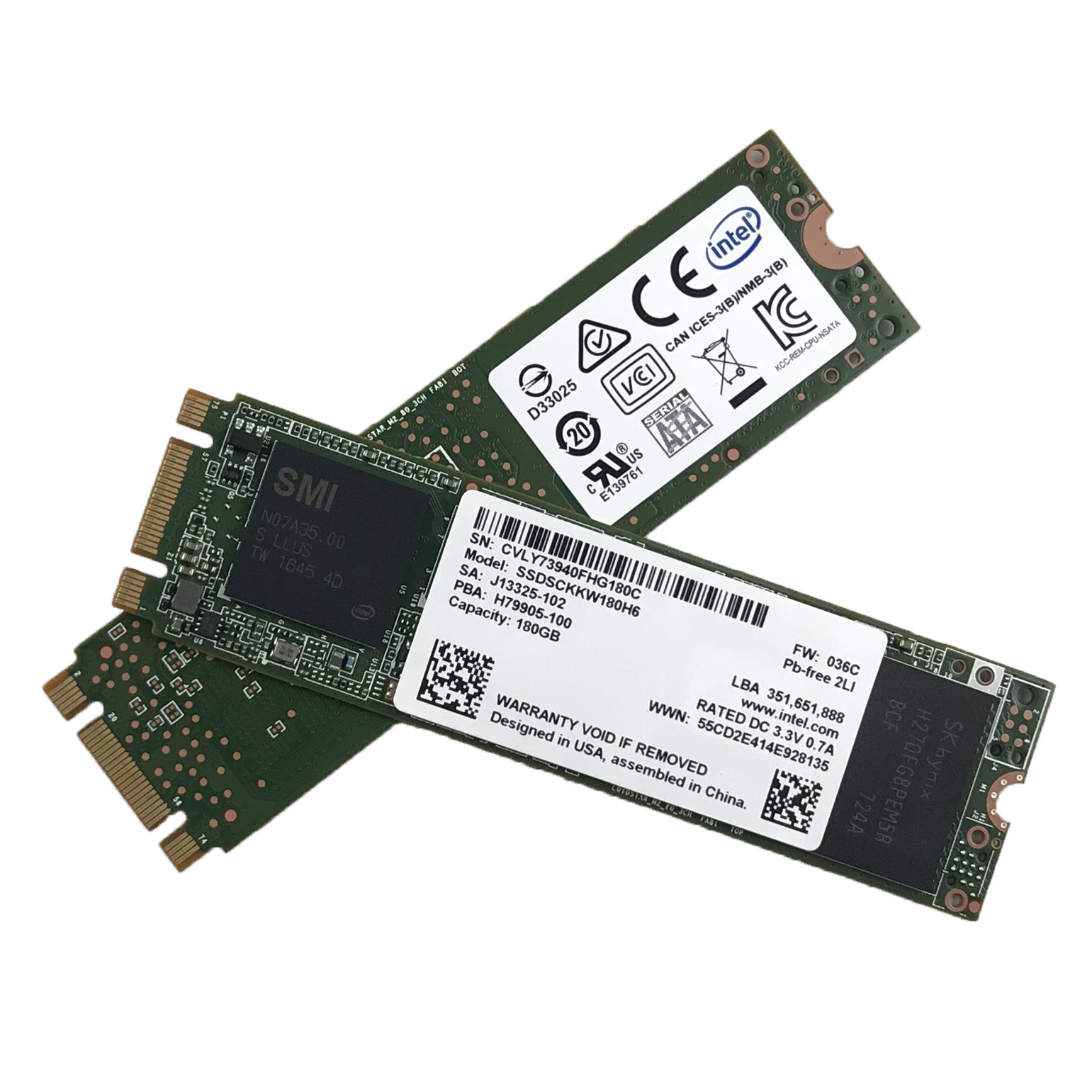 Ổ Cứng SSD Intel 540s Series 180GB M.2 SATA III [ Chính Hãng INTEL ]