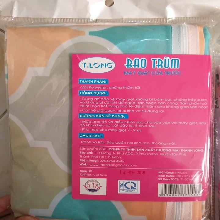 Áo Trùm Máy Giặt 7-9kg Thanh Long Loại Dày, Cao Cấp