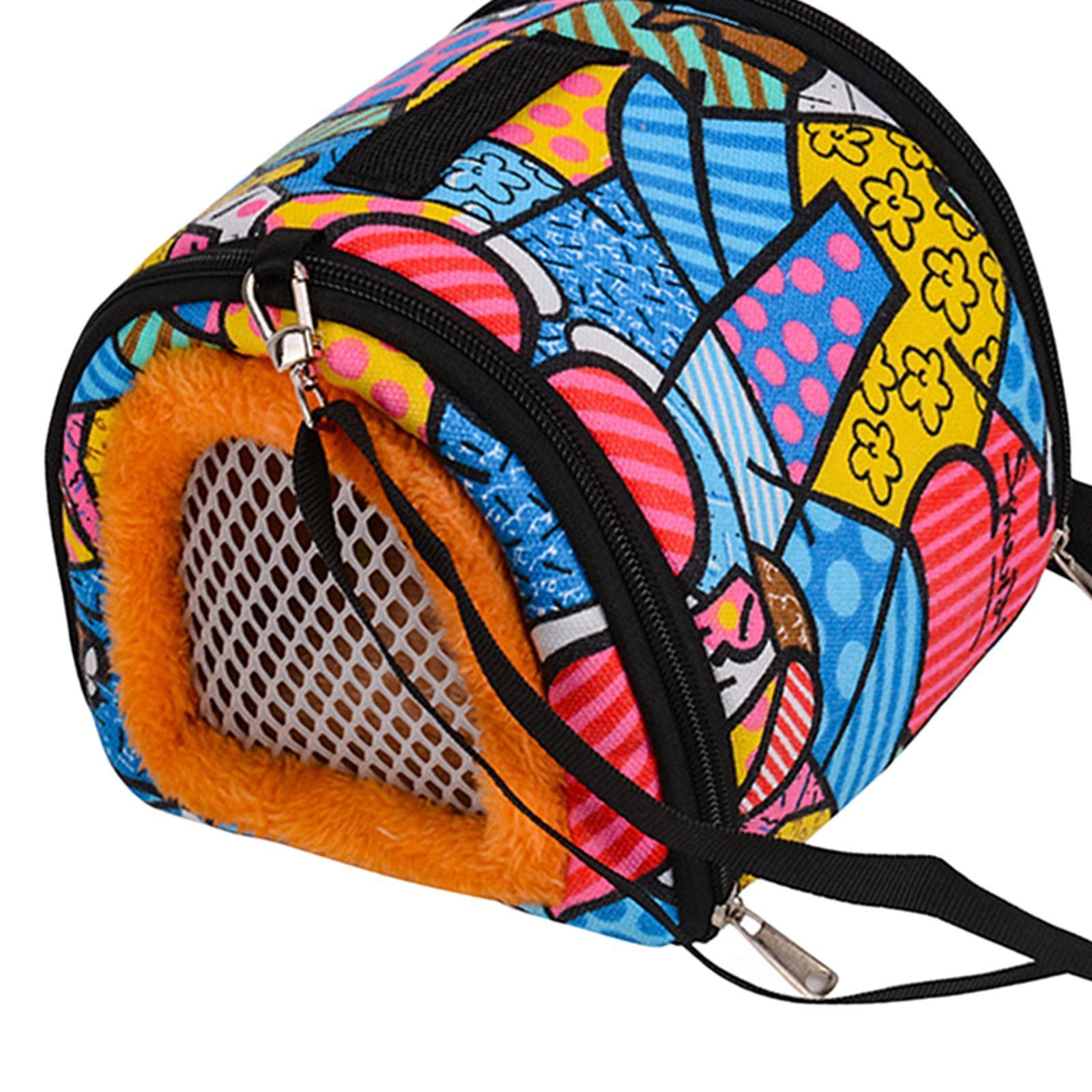 Pet Hamster Carrier Travel Bag Small Animals Guinea Rat Outdoor