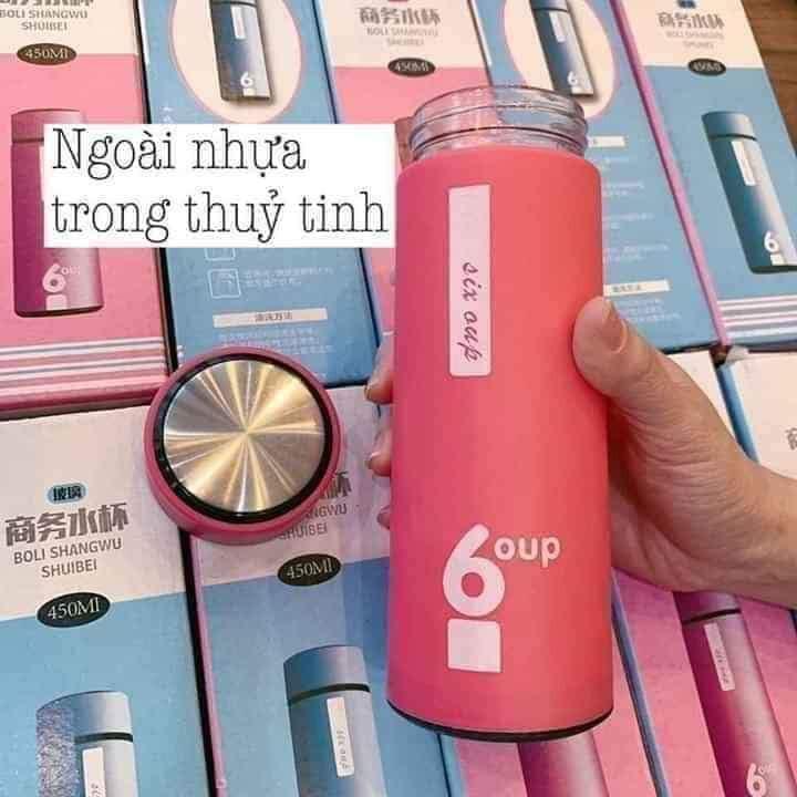 BÌNH GIỮ NHIỆT 6UP LOẠI 450ML SIÊU TIỆN LỢI