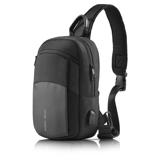 Túi Đeo Chéo KingBag KBG-103-1-BK- Black