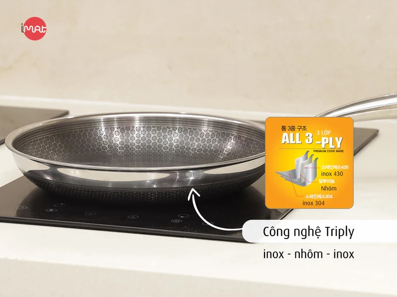 Chảo iMat Hybrid 18cm