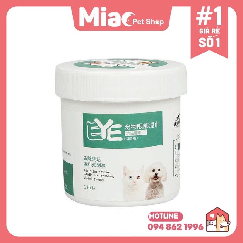 Khăn ướt DORRIKEY lau nước mắt ố bẩn cho chó mèo từ cây Lô Hội - hộp 200 chiếc PHIÊN BẢN MỚI