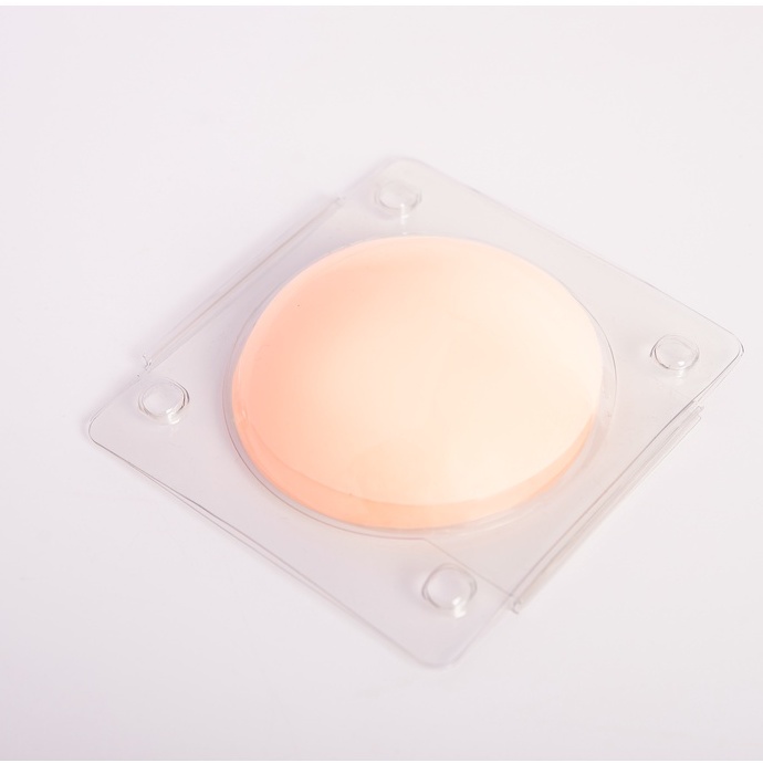 Miếng dán ngực silicon nhiệt tự thân  Sbeauty , chai dung dịch vệ sinh cao cấp tặng kèm dây thun đàn hồi