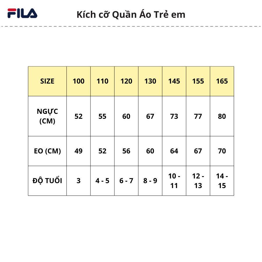 Chân váy thời trang bé gái Fila Tennis Line Pleats - FK2SKF1201F-OWH