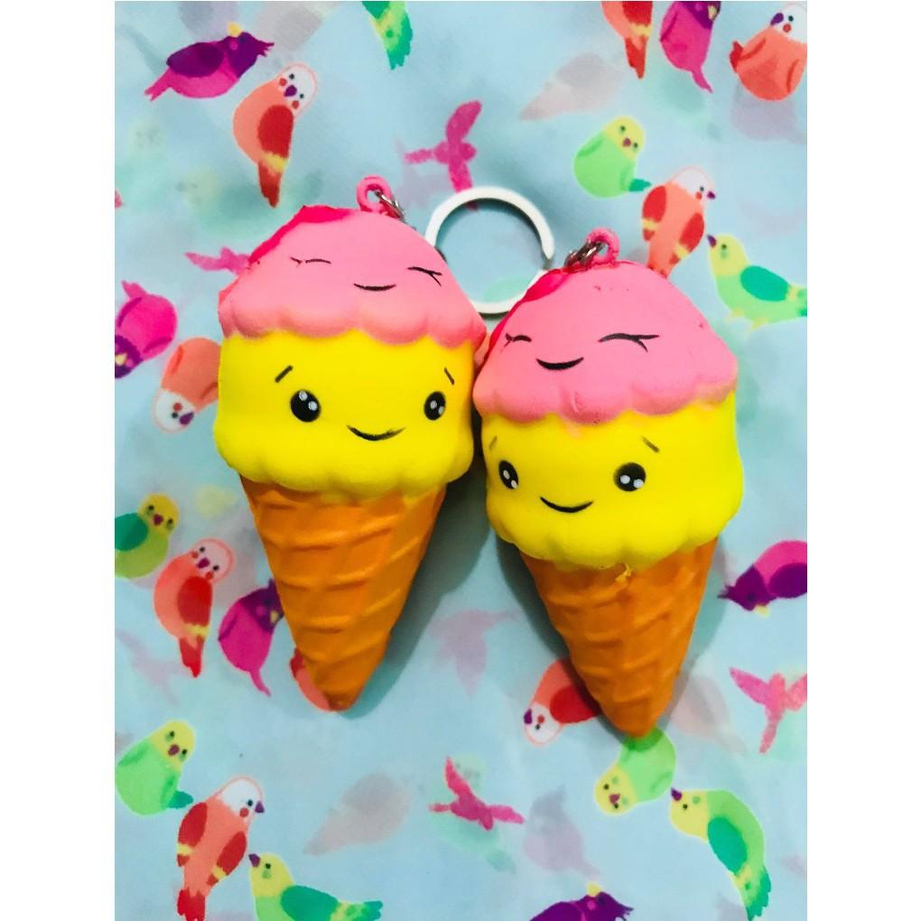 ( Ốc quế) ĐỒ CHƠI SQUISHY Ốc QuẾ CẢM XÚC  TẶNG KÈM MÓC KHÓA - thegioidochoi127 | squishyhaihuoc