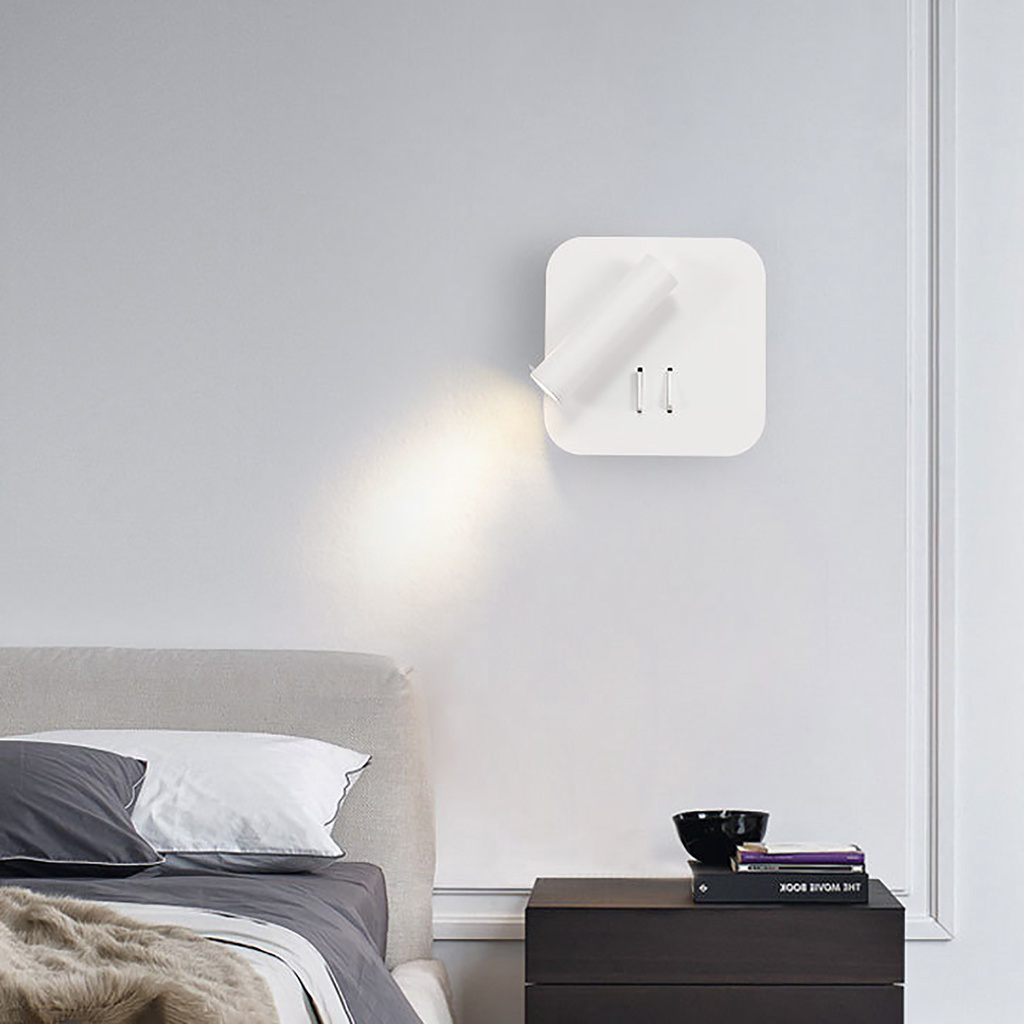 Đèn treo tường kèm rọi đa dụng 3 chế độ sáng trang trí phong cách hiện đại