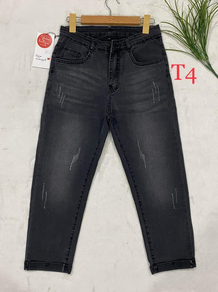 Quần jean 9 tất lật lai có size 26-44 . Vải dày và co giãn. YUME JEAN BIGSIZE.