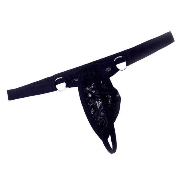 2-3pack Men's 1-Pack Sexy lace Underwear G-string Thong T-back Briefs Shorts