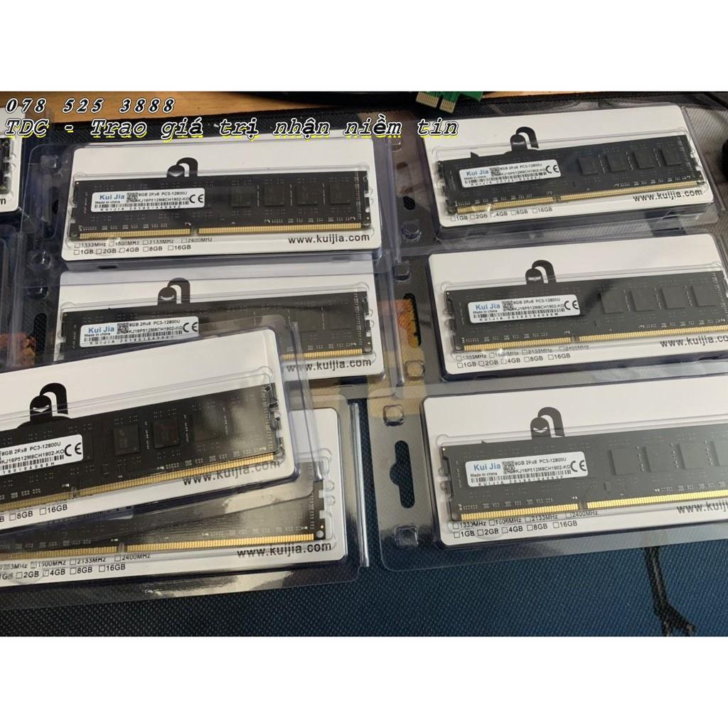 Ram máy tính Kuijia 8GB DDR3 PC 12800U - bus 1600 Mhz. Hàng Chính Hãng