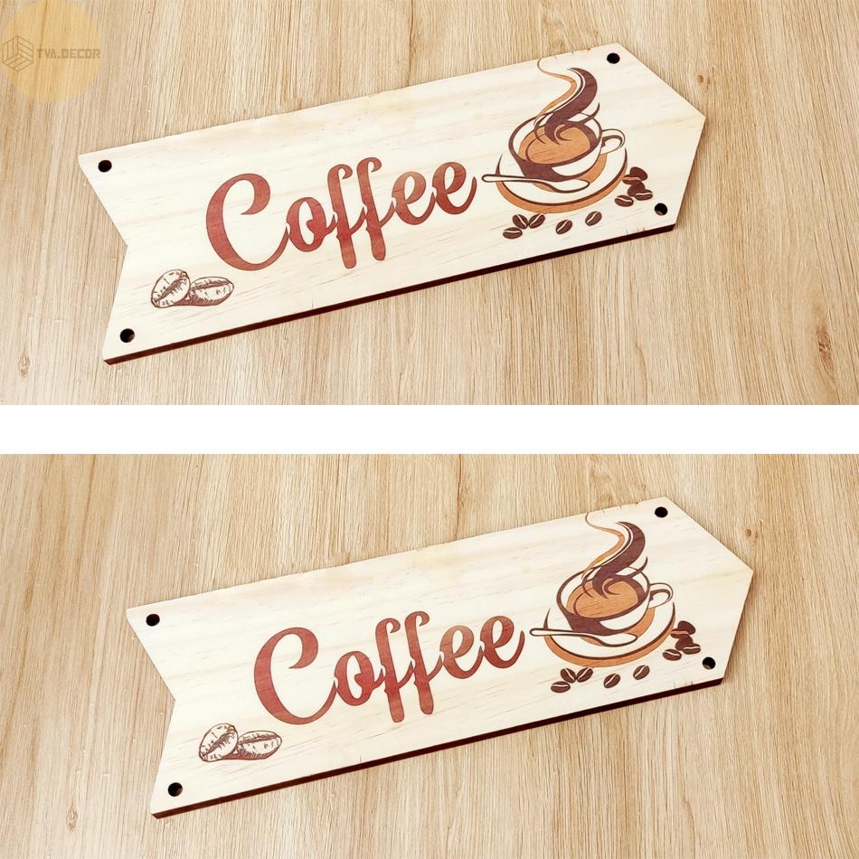 Bảng gỗ treo cửa trang trí chữ Welcome đón khách dùng cho shop,cửa hàng,cửa tiệm cafe trà sữa GoldenDeer GD154