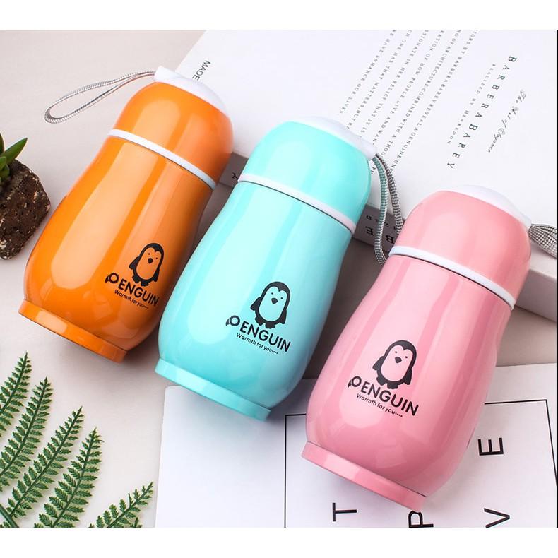 Bình đựng nước giữ nhiệt chim cánh cụt 300ml