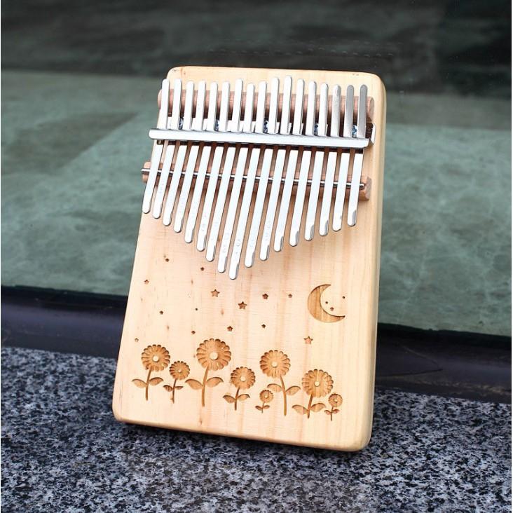 Đàn Kalimba 17 Phím Giá Rẻ Cho Người Mới Tập - Đầy Đủ Phụ Kiện