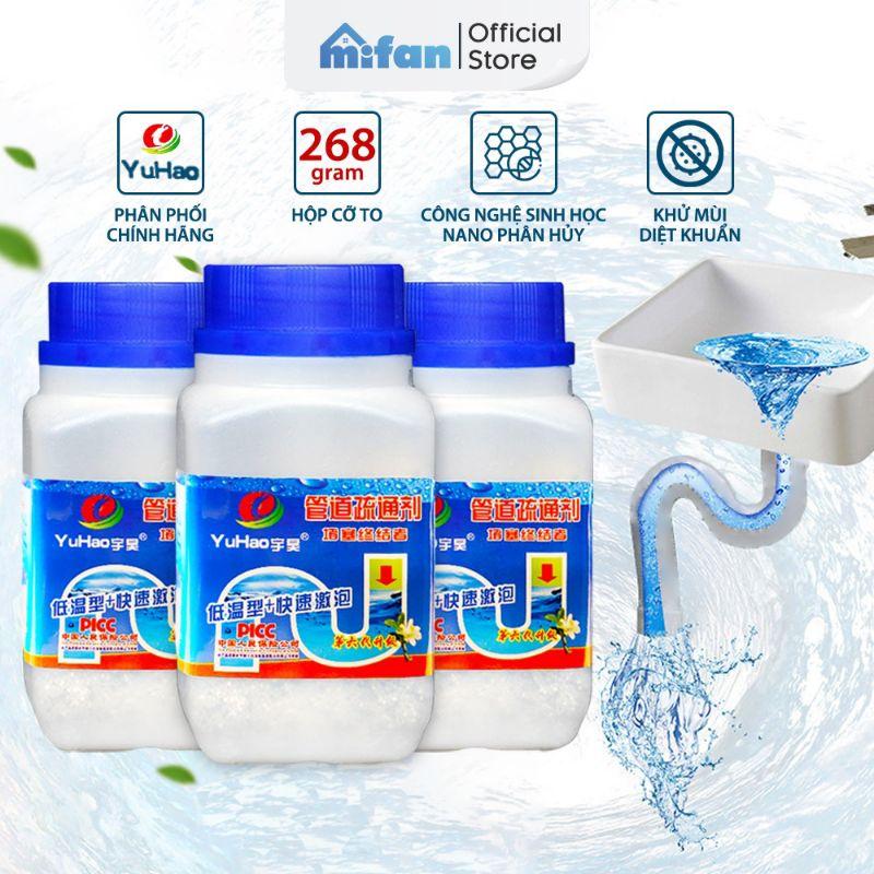 Loại Cực Mạnh][Hộp Lớn] Bột Thông Tắc Cống, Đường Ống, Bồn Cầu, Bồn Rửa Mặt..Xử Lý Triệt Để Cặn Bã, Chất Thải Hữu Cơ