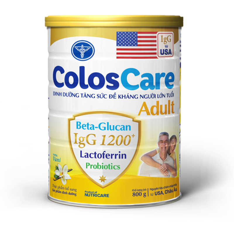 Sữa bột Colos Care Adult 800g (cho người lớn tuổi)